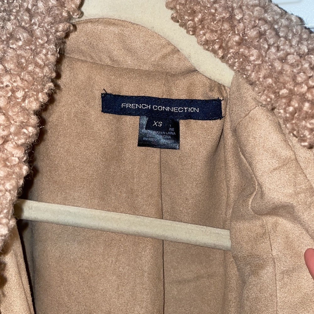 French Connection Cropped Teddy Jacket - image 2